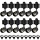 EAGLOD 10W H Track Lighting Heads with GU10 Bulb, Track Light Heads,Dimmable Halo Type Adapter,110V Track Light Replacement Fixtures,3000K Warm White Ceiling Spotlight for Accent,Home 12Pack (Black)