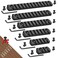 Bontok Single Picatinny Aluminum Accessory Rail Set for Mlock 3 5 7 9 11 13 Slots with 13 T-Nuts &amp; Screws, 6 Allen Wrench-Rounded Corner