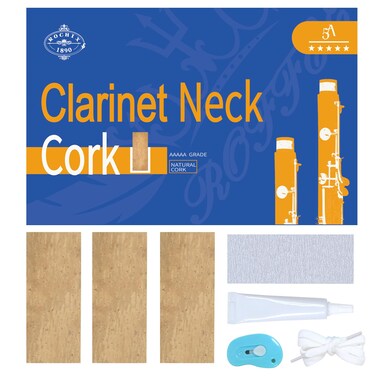Clarinet Joint Cork Replacement Kit, Clarinet Cork, Glue, Knife, Taping and Sandpaper