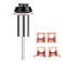 Solenoid Repair Kit, Starter Repair Rebuild Kit Solenoid Plunger Set for//