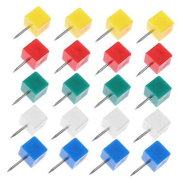 Exceart 100PCS Needle nails thumbtack box map pin Map tack Map pin Steel push pins steel map H-nail solid Small head map tack small head