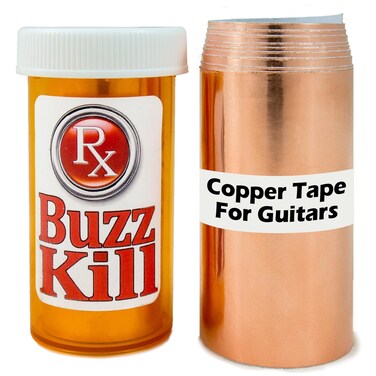 Copper Tape for Guitars - Copper Shielding Tape for Guitars - Copper Foil Tape EMI Shielding, Crafts, Electrical Repairs, Conductive Adhesive Copper Shielding Tape for Guitars Grounding