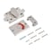 Qiilu Stainless Steel Indicating Lock,Indicator Bolt Door Lock Vac Engaged Screws Bathroom Toilet
