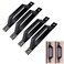 KAFENDA 4 pcs Carbon Steel Sliding Barn Door Handle Wood Gate Door Pull Handle 19.6cm