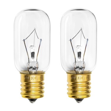 Belleone Light Bulb Fits for LG Microwave Oven - Compatible with LG Frigidaire Kenmore Whirlpool GE Over The Range Microwave, Dimmable 125V 30W E17 Base, Kitchen Night Light, Repalces 6912W1Z004B