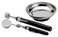 Katzco Magnetic Parts Trays - 3 Pack - Durable Holder with Pick-Up Tool and Telescoping Mirror for Garage, Mechanic, Home, Workshop, Construction Site