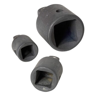 Katzco Impact Adapter and Reducer Set - 3 Pieces - Durable Impact Socket - for Home, Mechanic, Workshop, Technician, Construction Site