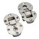 (2 Pieces)-90 Degree Page Turning axis Adjustable Cabinet Door Concealed Hinge Special Table Drop Down Hinge Flush Hinge