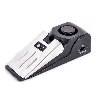 Door Stop Alarm, Door Stopper with 120DB Security Alarm, Floor Wedge Doorstop for Travel Apartment Home House (Pack of 1)