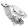 Wire Tensioner, Wire Fence Strainer Inline Ratchet Wire Tensioning Tool Great for Electric Fence and Farm Fence 24Pcs/Set(Color: Silver)