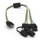 4 Way Y-Splitter Plug Universal for Tailgate Light Bar and Trailer Lights Plug &amp; Play Adapter Extension Harness Wiring Plug 4 Pin Connectors (1)