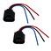 9008 H13 Female Socket Plug Wire Harness Adapter Connector for H13LL Headlights Lamps Bulbs (2pcs/pk)
