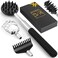 TUKUOS Telescoping Back Scratcher with 4Pcs Detachable Scratching Heads, Valentines Day Gifts for him Back Scratcher for Men/Women,White Elephant Gifts for Adults Birthday Gifts for Men Women