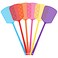Fly Swatter,Plastic Flyswatters Multi-Pack,6 Bulk Vibrant Colorful Fly Killer,Long Handle Bug Swatter for Indoor and Outdoor
