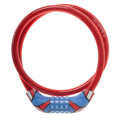 Marvel Captain America Magnetic Key Chain Ring Holder/Bike Cable Lock (Bike Cable Lock)