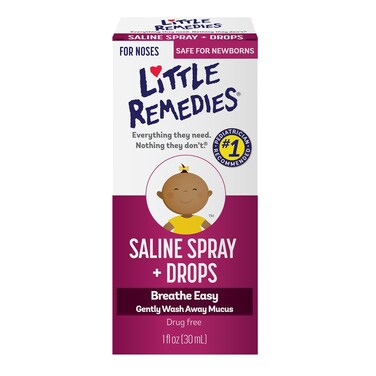 Little Remedies Noses Saline Spray Drops, 1 Fl Oz