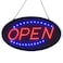 KEBE LED Open Sign, Bright High Visibility Advertisement Board Electric Display Sign Flashing Light for Business Walls Window Shop Bar Hotel, Two Modes, 19"x10