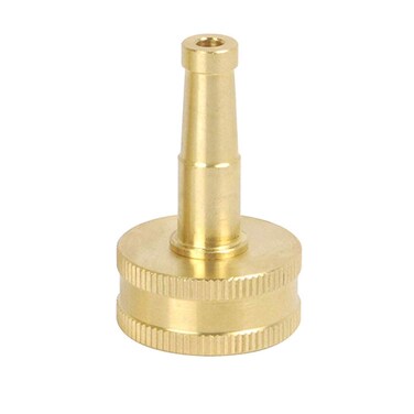 Rocky Mountain Goods Jet Nozzle for Garden Hose - Solid Brass Sweeper Hose Nozzle for High Pressure Cleaning - Leakproof Rubber Washer - Great for Cleaning Car, Siding, Driveway