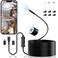 Ennovor Endoscope Camera with Light, 1920P HD Borescope Camera with 8 Adjustable LED Lights, 16.4ft Semi-Rigid Snake Camera with Light, IP67 Waterproof 7.9mm Inspection Camera for iOS and Android