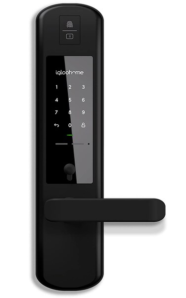 Igloohome Keyless Entry Smart Mortise 2 Plus - Instant Remote Access via Bluetooth/Code/App/Key and Finger Print, No WiFi Required (One Year Warranty) (Check The Door Compatibility Before You Buy).