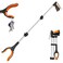 43" Extra Long Grabber Tool, Foldable Grabbers for Elderly Grab It Reaching Tool with Rotating Jaw +Magnets, 4" Wide Claw Opening Reacher Grabber Pickup Tool, Grabber Reacher Tool Heavy Duty