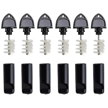 Cirwurie Beer Faucet Cap &amp; Plug Covers 12 Pack Beer Tap Plug Cap Brushes &amp; Rubber Draft Faucet Soother Sanitary Covers Spout Plug Cleaning Tap Kit for Kegerator