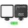 ULANZI VL49 2000mAh LED Video Light w 3 Cold Shoe, Rechargeable Soft Light Panel, Portable Photography Lighting for DJI OSMO Sony DSLR Canon Camera GoPro Vlogging