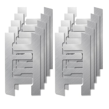 10 Pack Switch Box Support Electrical Box F Clips Box Mounting Straps Grip-Lock Old Work Switch Box Straps and Support for Use with Boxes with Plaster Ears (10 pcs)