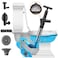 Toilet Plunger, High Pressure Air Drain Blaster Gun, Stainless Steel Air Plungers,Sink Plunger,Toilet Snake for Bathroom, Kitchen, Clogged Pipe.