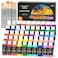 Shuttle Art Acrylic Paint, 50 Colors Acrylic Paint Set, 2oz/60ml Bottles, Rich Pigments, Water Proof, Premium Acrylic Paints for Artists, Beginners and Kids on Canvas Rocks Wood Ceramic Fabric
