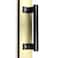 WANLIAN-Aluminum Alloy Sliding Door Handle Balcony Glass Sliding Door Handle Bathroom Door Handle Closet Door Handle Metal Modern Handle (Black)
