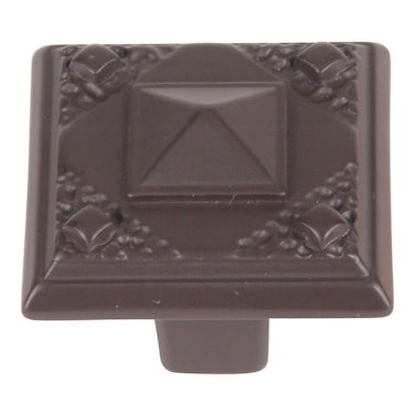 Atlas Homewares Craftsman Square Knob Finish: Aged Bronze