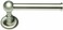 Atlas Homewares EMMTP-BRN Emma Brushed Nickel 6.73 Bar
