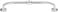 Atlas Homewares 345 Crystal Bracelet Cabinet Pull 128 MM Center, Polished Chrome