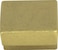 Atlas Homewares A865-UB Successi Collection 0.98 Inch Small Square Knob, Vintage Brass Finish