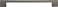 Atlas Homewares A866-SL Successi Collection 288 Center Thin Square Long Rail Pull, Slate Finish