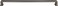 Atlas Homewares AP10-SL Sutton Place Collection 18 Inch Center Appliance Pull, Slate Finish