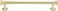 Atlas Homewares 327-FG Browning Collection 160 Center Euro Bar Large Pull, French Gold Finish