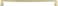 Atlas Homewares 337-FG Sutton Place Collection 288 Center Designer Bar Large Pull, French Gold Finish