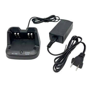 BC-193 BC-192 BC-191 Rapid Charger for BP-265 BP-264 IC-F3002 IC-F4002 IC-F3001 IC-F3003 IC-F4001 IC-F4003 IC-4101 IC-3101 IC-V8E IC-V80 IC-S70 IC-T70A Portable Radio with Power Adapter