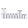 CASOMAN 10Piece Impact Socket Set, 1/4" &amp; 3/8" Drive, Deep &amp; Shallow, 10mm, Metric, Mirror Chrome Finish