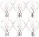 SerBion 40 Watt Light Bulbs E12 Candelabra Base 120Volt Round Light Bulb for Chandelier Table Lamp Wall Sconces Candle Lamp Wax Melter (Soft Warm White)