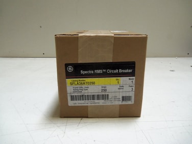 General Electric GESFLA36AT0250 GE SFLA36AT0250 3P-600V-250A CB, Black