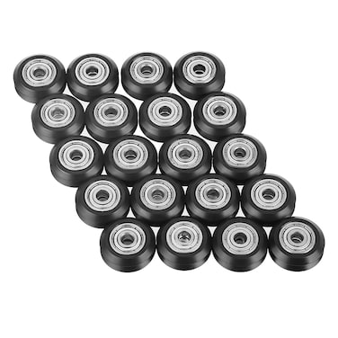V-shape Wheel 5mm Bore 625 Bearing Pulley Accessories Double Bearing Sliding Gate for CNC 3D Printer 20pcs