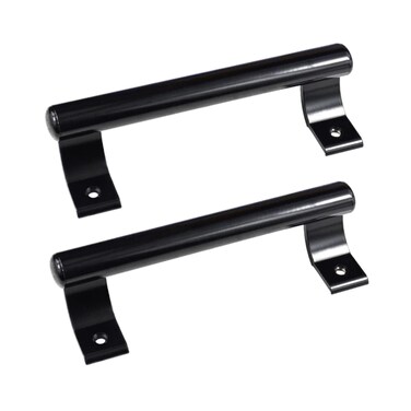 KAFENDA 2-Piece 8" Aluminium Sliding Door Handle, Modern Metal Handle for Balcony Glass Doors, Bathroom Sliding Doors, barn Doors, Warehouse Doors, etc.