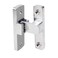 Luminous barn Door Latch - Heavy-Duty Latch Sliding barn Door Lock Safety Lock, Suitable for barns, Gardens, bathrooms, Windows, and garages (Silver 90 Door Lock)