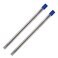 ITTAHO Additional 16 inch Screw-On Extension Poles,2 Pieces for Extendable Window Squeegee-Blue