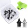 1/4 Inch Carbon Steel Track Spikes, 32 Pieces Lighter Weight Spikes Track Shoes, Each Nail Weighs Only 0.47 Grams, Used for Track and Field Sprinting or Cross Country