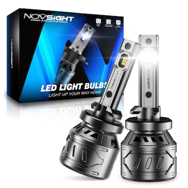 NOVSIGHT 880 LED Fog Light Bulbs - 6500K White 60W 13000LM Bright 899 885 893 LED Fog Lights, Plug and Play Fast Cooling Fog Light Bulbs Replacement, IP68 Waterproof, Pack of 2