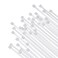 12" White Zip Cable Ties (100 Pack), 40lbs Tensile Strength, Heavy Duty, Self-Locking Premium Nylon Cable Wire Ties for Indoor and Outdoor by Bolt Dropper (White)